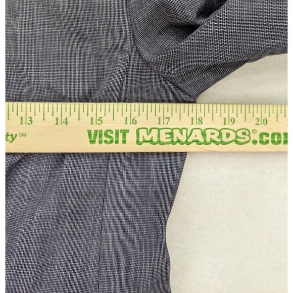 Ann Taylor Factory Women's Blazer Size 4 Blue One-Button Suit Jacket Career - Picture 7 of 10